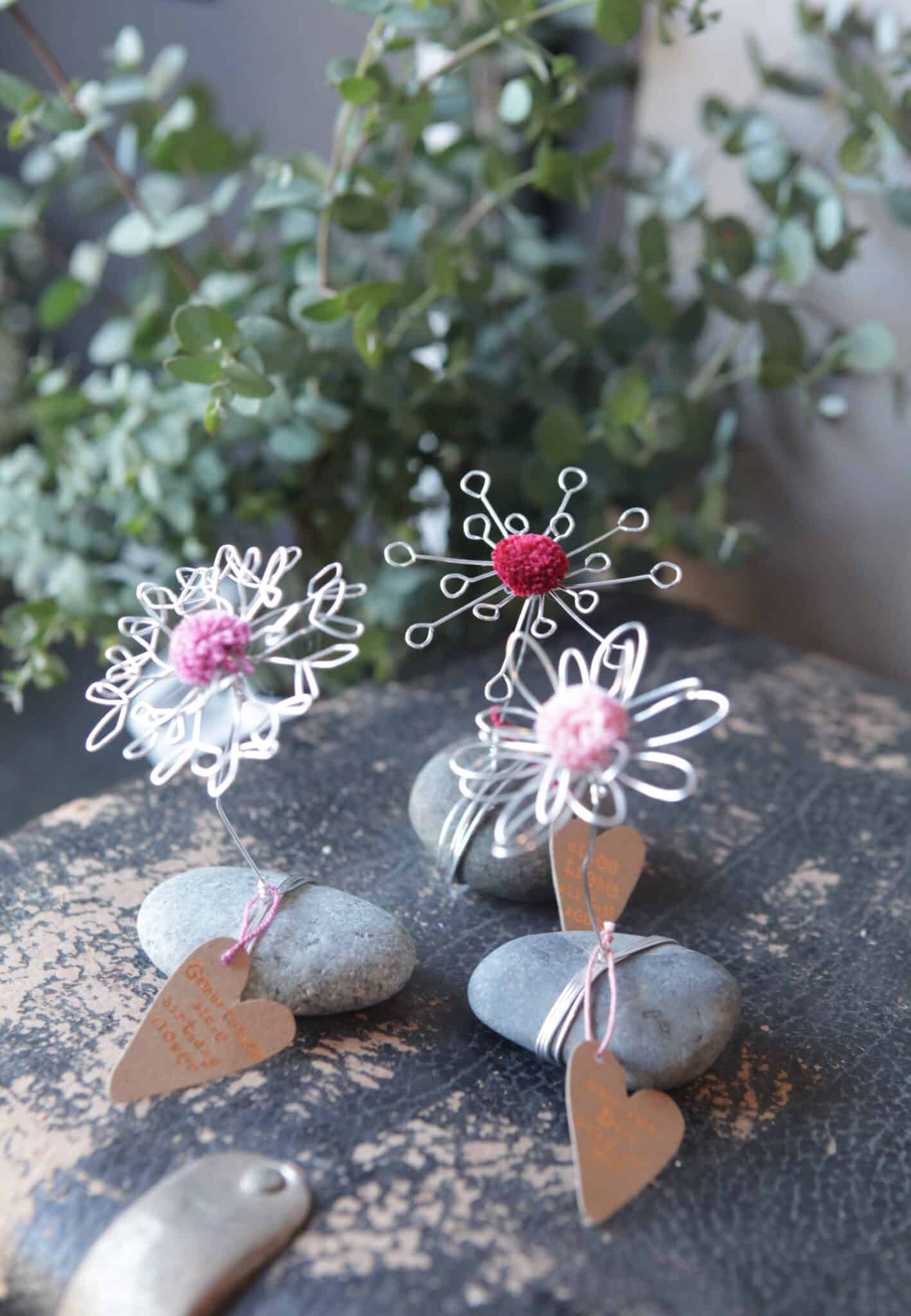 Good old friends, Glücksblumen Steine.