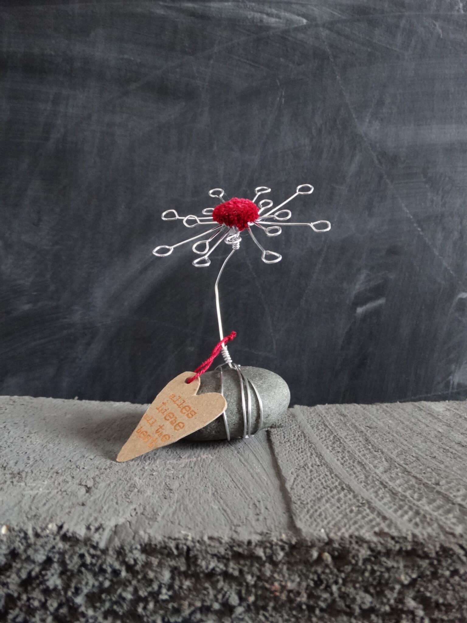 Good old friends, Glücksblumen Steine.