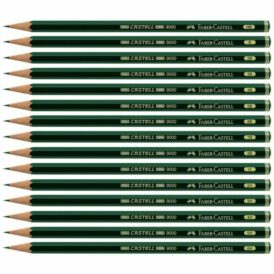 Faber Castell, Bleistift 9000, Schaftfarbe grün