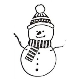Artoz Stempel Schneemann
