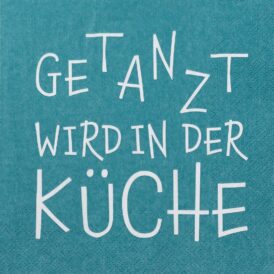 Räder Servietten "Getanzt wird in der Küche"