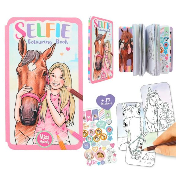 Depesche Miss Melody Selfie Colouring Book