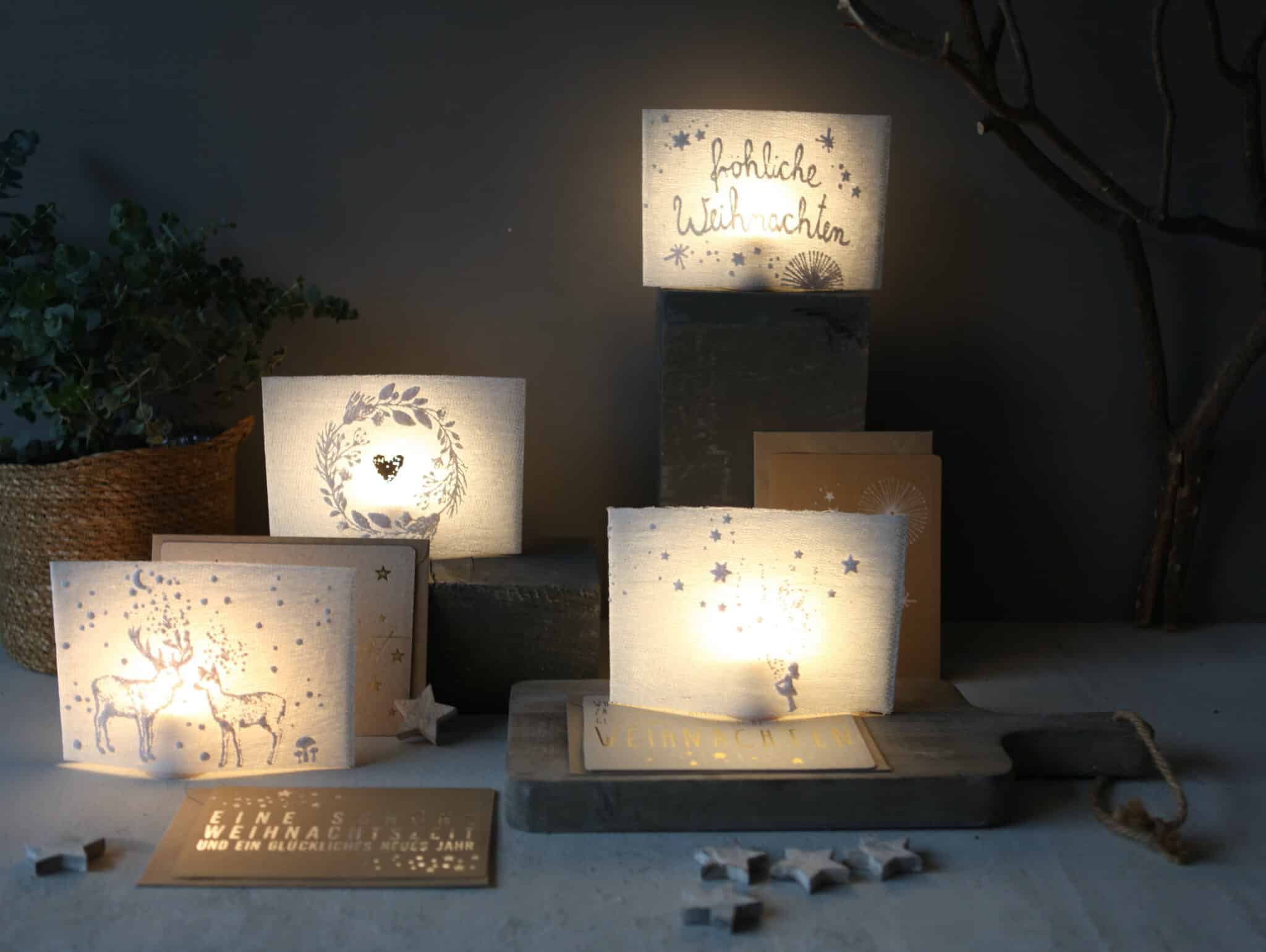 Good old friends, Winter Lichtpost "Herz"