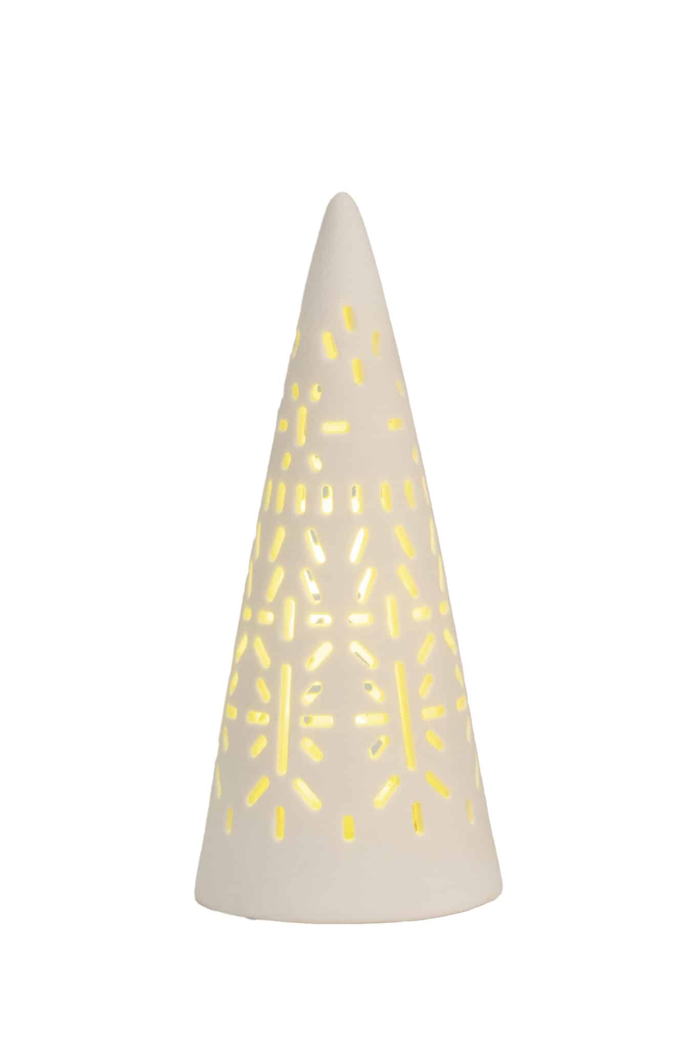 Räder LED Weihnachtslicht Tanne - Porzellan Leuchte Mit Batterie