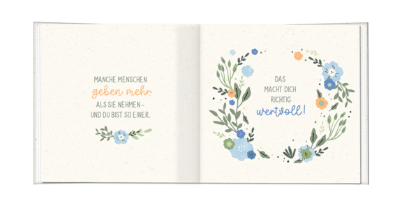 Grafik Werkstatt Minibuch Schön, das es dich gibt