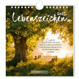 Grafik Werkstatt Postkartenkalender "Lebenszeichen"