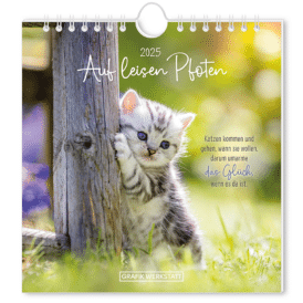 Grafik Werkstatt Postkartenkalender "Auf leisen Pfoten"