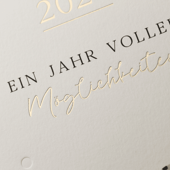 Grafik Werkstatt Wandkalender "Ein Jahr voller Möglichkeiten"