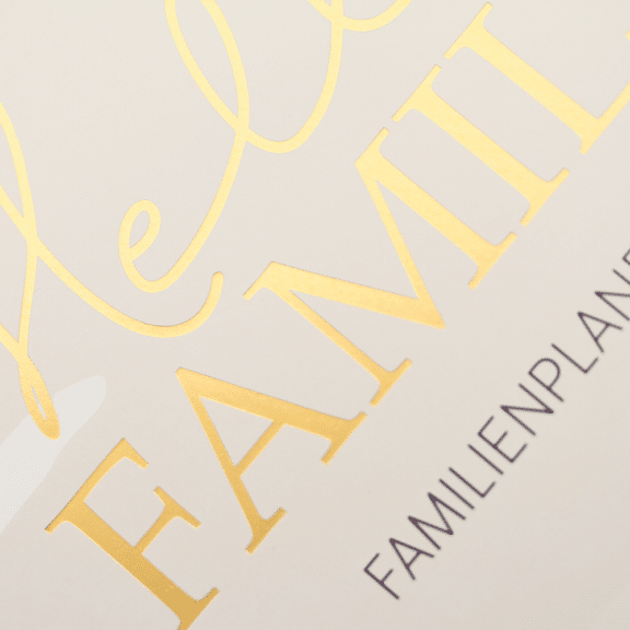 Grafik Werkstatt Familien- und Paarplaner "Hello Family!"