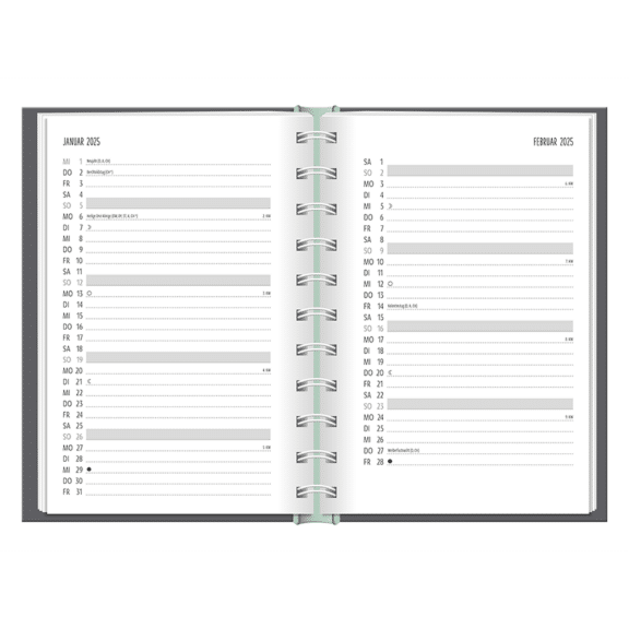 Grafik Werkstatt Terminplaner A6 "Nimm dir Zeit"