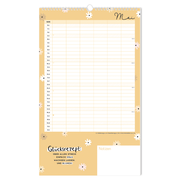 Grafik Werkstatt Familien- und Paarplaner "Hello Family!"