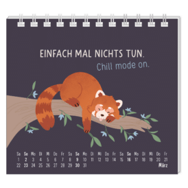 Grafik Werkstatt Mini-Kalender "Einfach mal nichts tun"