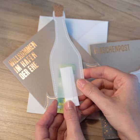 Räder, Flaschenpost "Ahoi Baby"