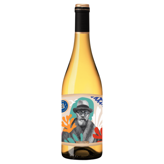 Grafik Werkstatt, Genuss & Design - Weißweinflasche "Henri Matisse"