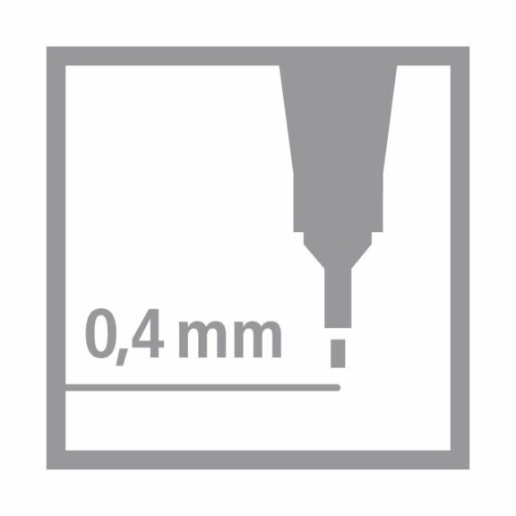Stabilo Fineliner point 88 Mini / Filzstift Pen 68 Mini, neon, 8 Stifte