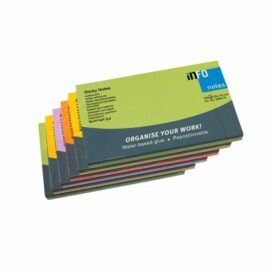 Global Notes Haftnotizen, 125 X 75 mm 100 Blatt diverse Farben