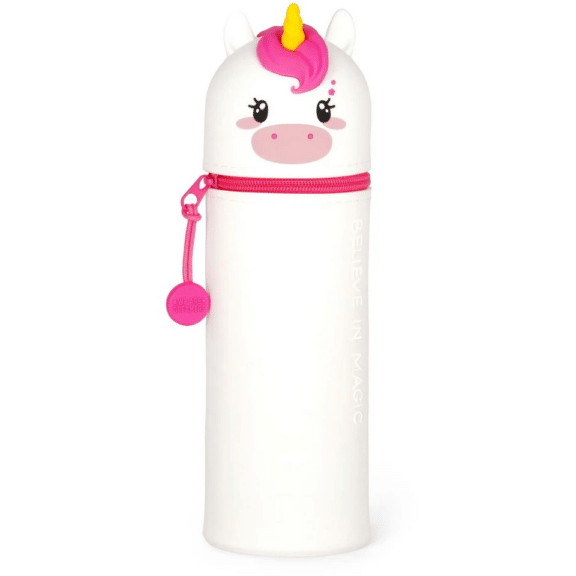 Legami 2-in-1-Federmäppchen aus Silikon - Kawaii "Unicorn"