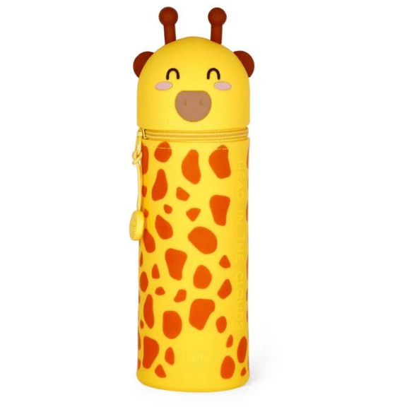 Legami 2-in-1-Federmäppchen aus Silikon - Kawaii "Giraffe"