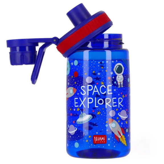 Legami Kinder-Trinkflasche - Let's Drink! "Space-Motiv"