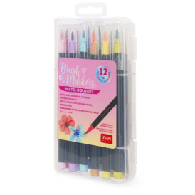 Legami Set mit 12 Pinselstiften - Brush Markers "Pastello"