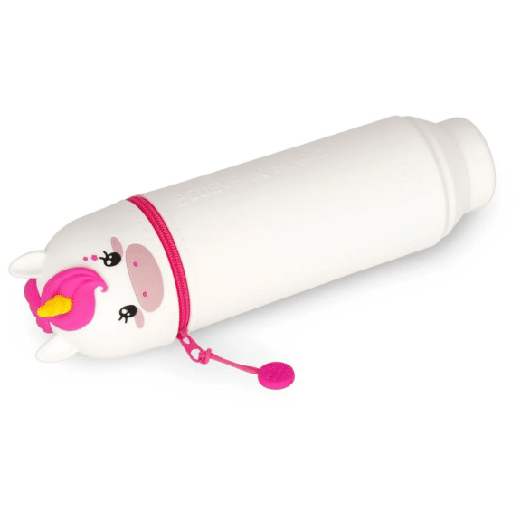 Legami 2-in-1-Federmäppchen aus Silikon - Kawaii "Unicorn"