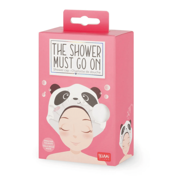 Legami Duschhaube - The Shower Must Go On "Panda"