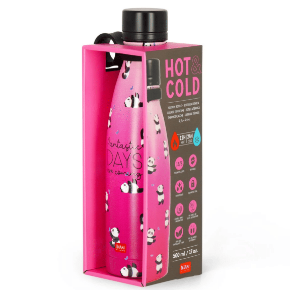 Legami Thermoflasche 500 Ml - Hot&Cold "Panda"