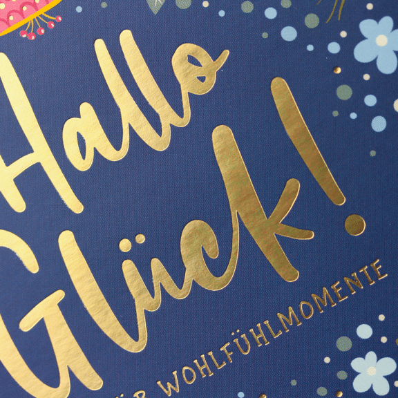 Grafik Werkstatt Spiralbuch "Hallo Glück!"
