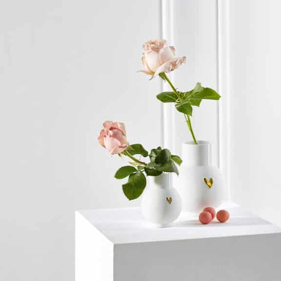 Räder, Lovely. Kugelvase "Herz Gold"
