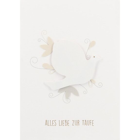 Räder Segenswunsch Karte "Alles Liebe zur Taufe"