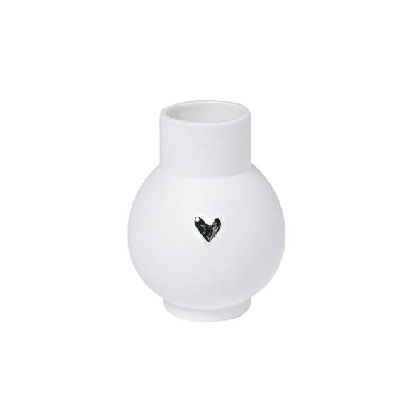 Räder, Lovely. Mini-Kugelvase "Herz silber"