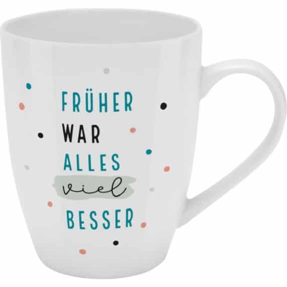 Sheepworld Becher "Früher war alles viel besser"