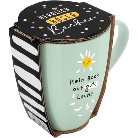 Sheepworld Becher "Kein Bock auf gute Laune"