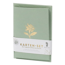 Rössler Golden Flower Kartenset A7 4 Stück