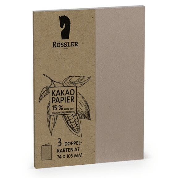 Rössler Terra - Kakao, Doppelkarte A7,