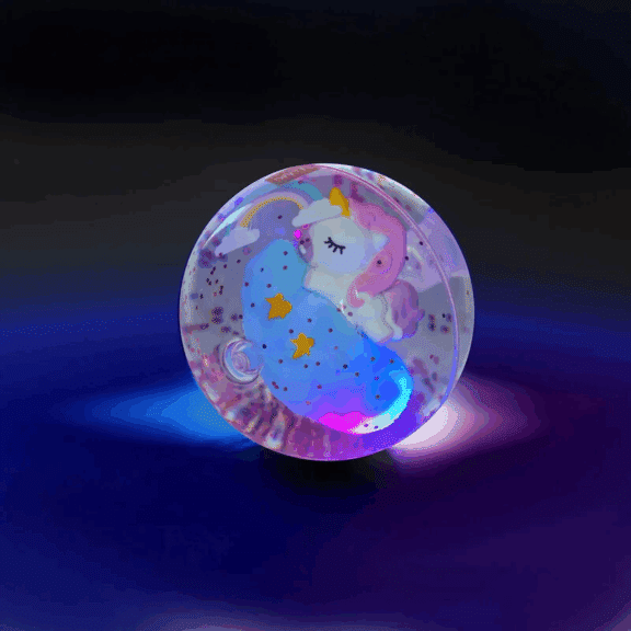 Legami Leuchtender Springball "Einhorn"
