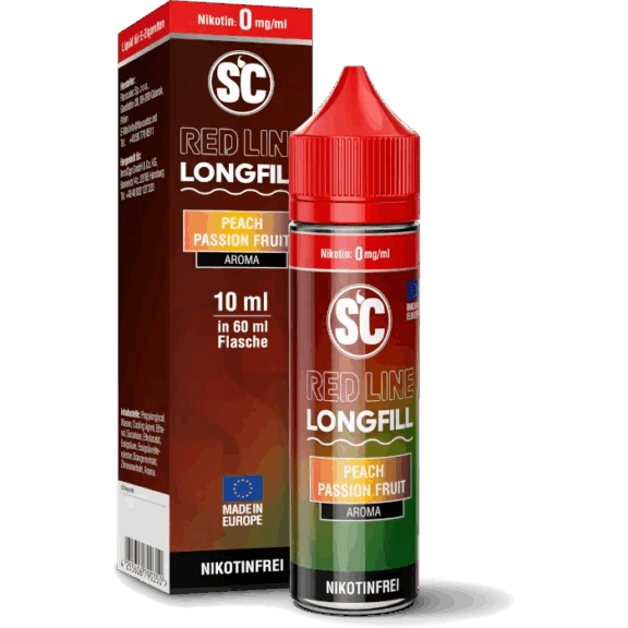 SC - Red Line - Longfills 10 ml "Peach Passion Fruit"