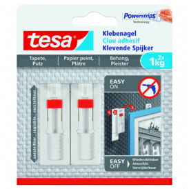 Tesa Verstellbarer Klebenagel für Tapeten und Putz (1kg)