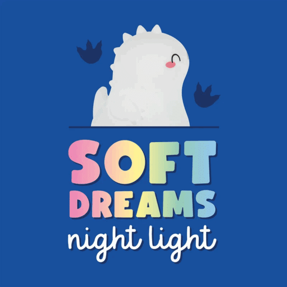 Legami Wiederaufladbares Nachtlicht - Soft Dreams "Dino"