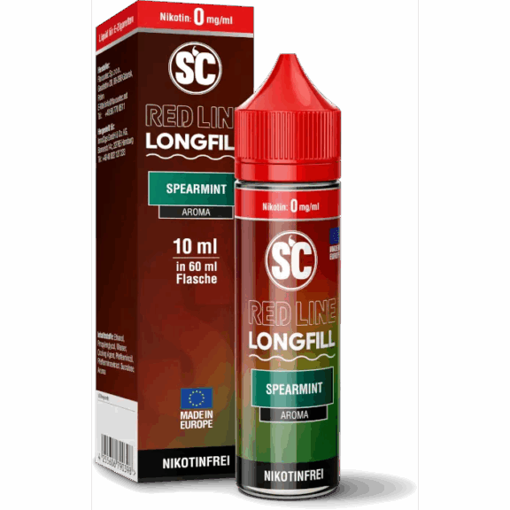 SC - Red Line - Longfills 10 ml " Spearmint"