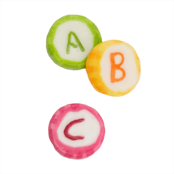 Grafik Werksatt ABC Bonboms Schulanfang "Du bist einfach wunderbar"