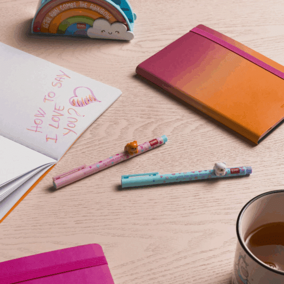 Legami Set mit 2 Gelstiften - "Beary in Love"
