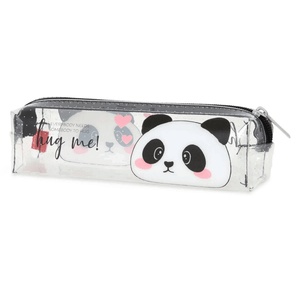 Legami Transparentes Schreibmäppchen "Panda"