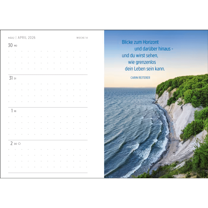 Groh Buchkalender 2026: Zeit für Neues