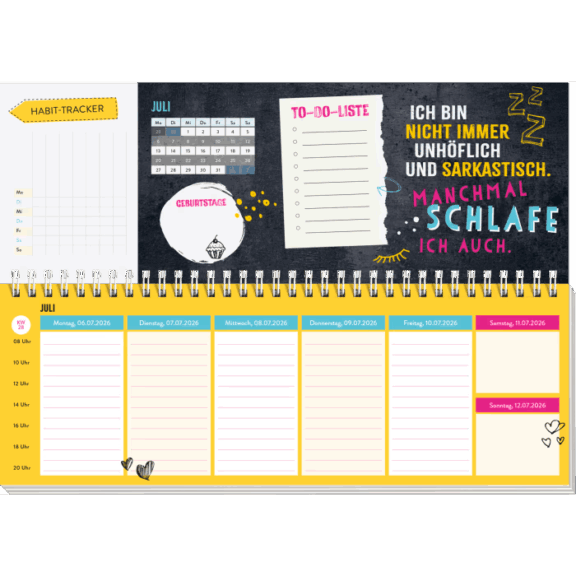 Groh Tischkalender 2026 quer: Das mach ich morgen