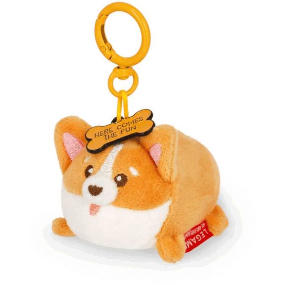 Legami Plüsch-Schlüsselanhänger - Super Soft! - Tiny "Corgi"