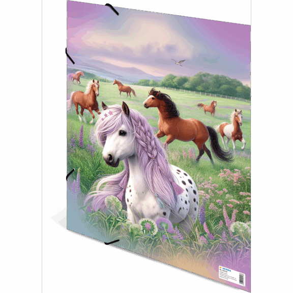 Herma Sammelmappe A3 Karton Pferdewelt