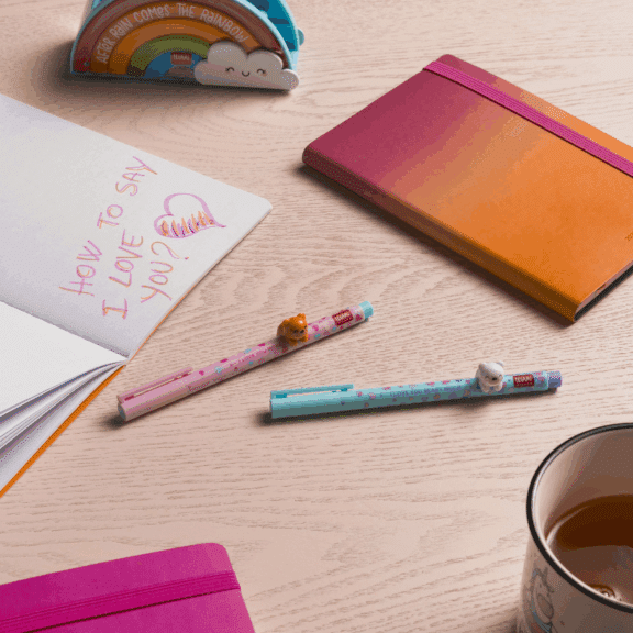 Legami Lovely Friends Set mit 2 Gelstiften "Beary in Love"