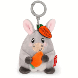 Legami Plüsch-Schlüsselanhänger - Super Soft! - Tiny "Donkey"