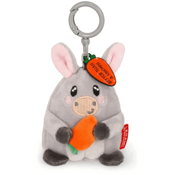 Legami Plüsch-Schlüsselanhänger - Super Soft! - Tiny "Donkey"